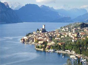 Malcesine , Lake Garda, looking North - Malcesine, Lake Garda, Veneto, Italy Holiday Apartment